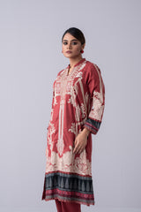 Ready-to-Wear Three Piece Lawn with Chiffon Dupatta