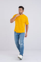 Men's Oversized Casual T-Shirt with Short Sleeves