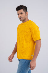 Men's Oversized Casual T-Shirt with Short Sleeves