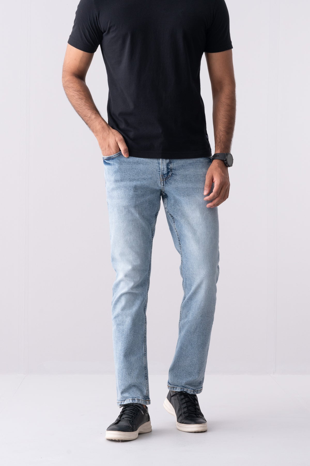 Straight Fit Light Blue Jeans