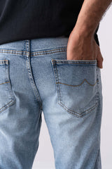 Straight Fit Light Blue Jeans