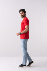 Regular Fit Solid T-Shirt