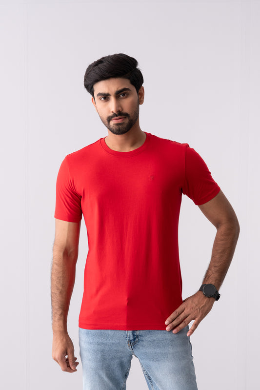 Regular Fit Solid T-Shirt