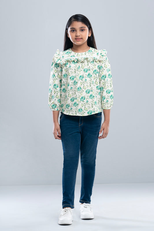 Girls Woven Top (6-8 Years)