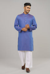 Regular Fit Semi-Formal Jacquard Panjabi