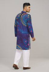 Regular Fit Printed Cotton Panjabi