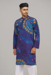 Regular Fit Printed Cotton Panjabi