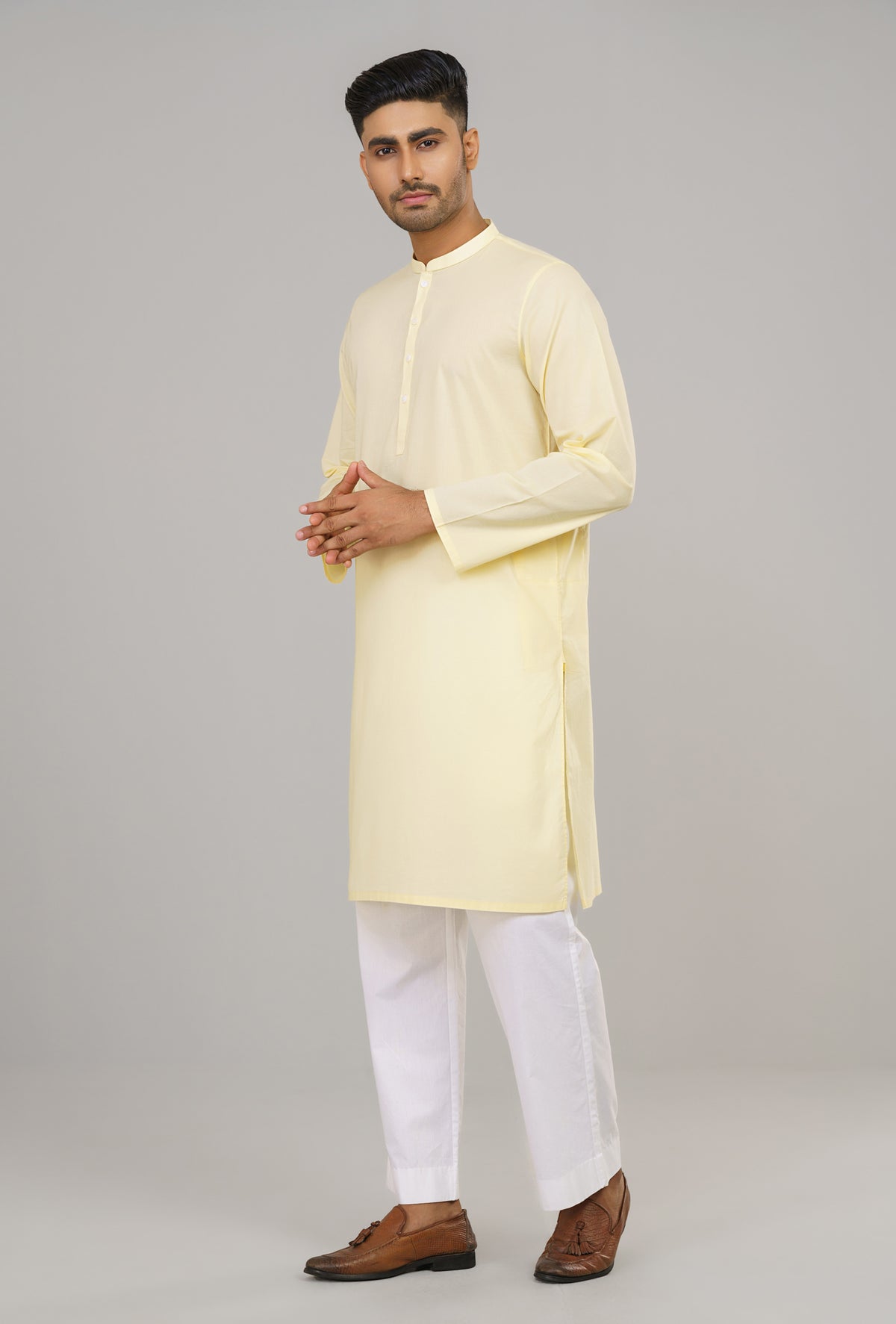 Regular Fit Solid Dyed Panjabi