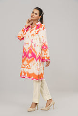 Smart Fit Digital Printed Lawn Kurta - One Piece