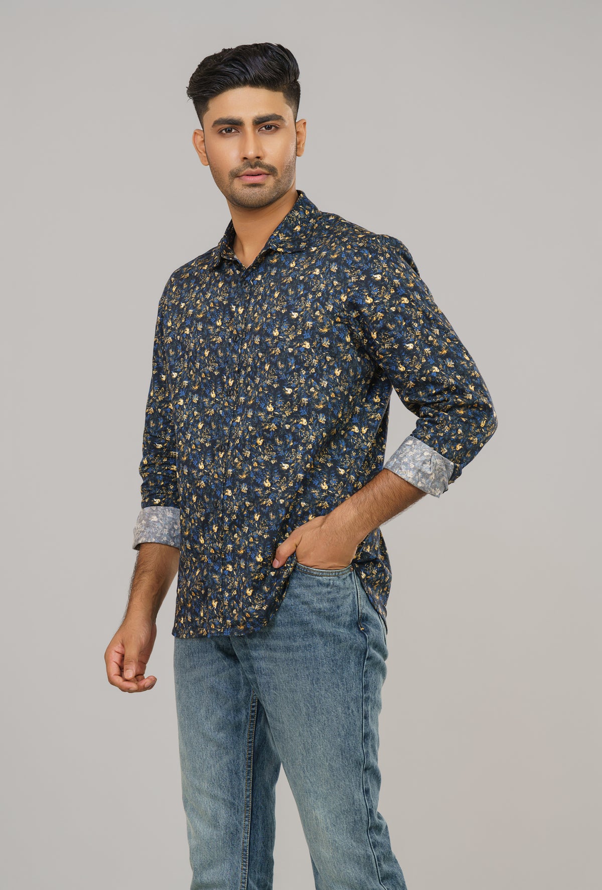 Digital Printed Regular Fit Casual Shirt