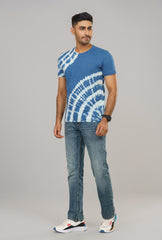 Regular Fit Indigo Knit T-Shirt