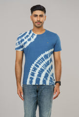 Regular Fit Indigo Knit T-Shirt