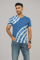 Regular Fit Indigo Knit T-Shirt