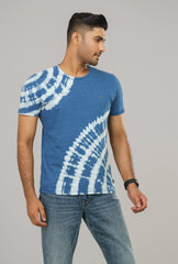 Regular Fit Indigo Knit T-Shirt