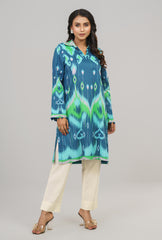 Smart Fit Digital Printed Lawn Kurta - One Piece