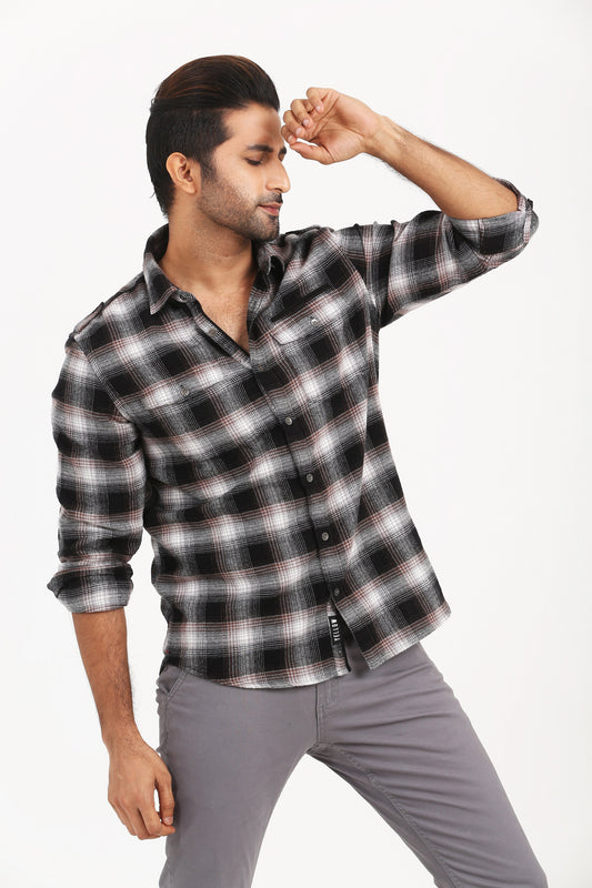 Men's Checkered Casual Shirt