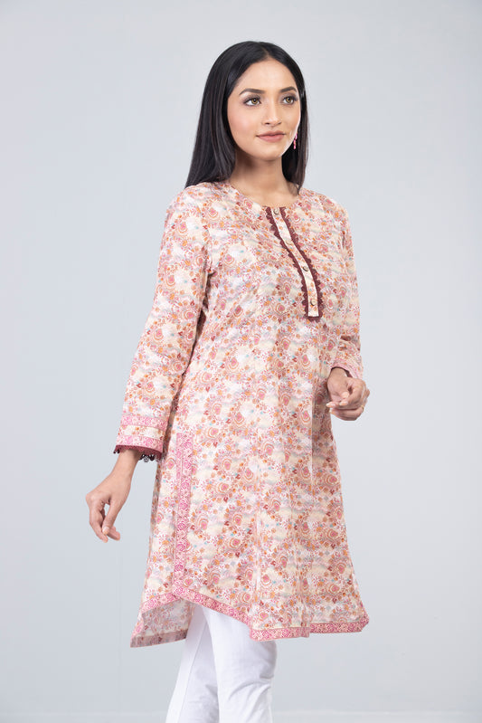 Women's Digital Printed Ethnic Kurti