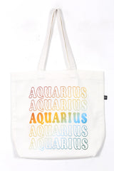 Zodiac Series Tote Bag - Aqaurius