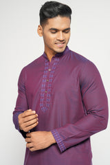 Men's Digital Printed Cotton Panjabi